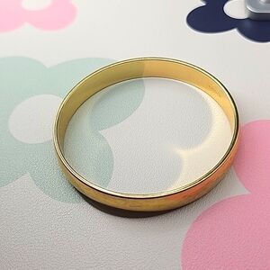 Vintage Monet Gold Tone Bangle Bracelet